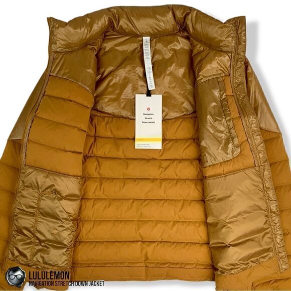 LULULEMON NAVIGATION STRETCH DOWN PUFFER JACKET IN SPICED BRONZE WOMEN’S SIZE 8 - Picture 6 of 16